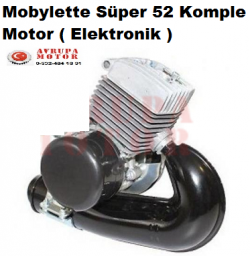 002-Mobylette Süper 52 Komple Motor ( Elektronik )