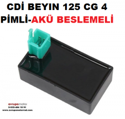125 CG MODEL BEYİN CDİ TEK SOKETLİ-AKÜ DESTEKLİ-A-