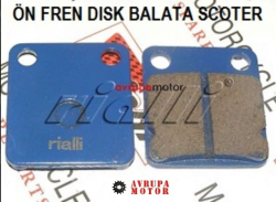 ÖN FREN DİSK BALATASI delta (RS ARKA) 7 mm-B
