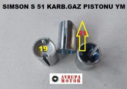 Karb.Gaz Pistonu Ym S 51 (19X28)